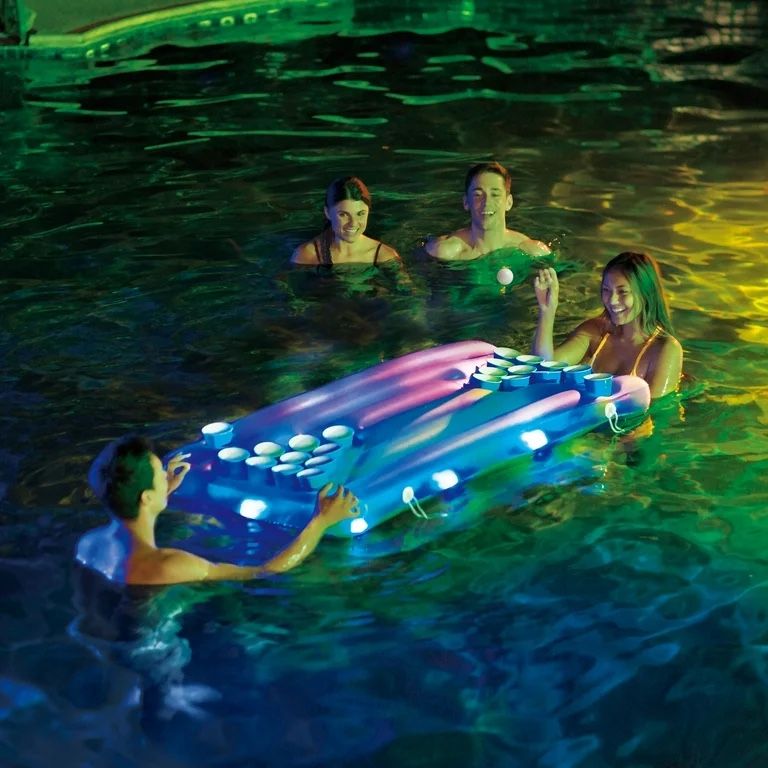 LED Pool Pong Party Float