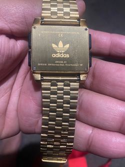 Adidas Archive M1 Gold Stainless Steel Watch
