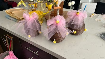 Bee hive baby shower