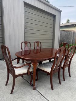 Solid Cherry Dining Room Set by Universal Furniture (Delivery Available)