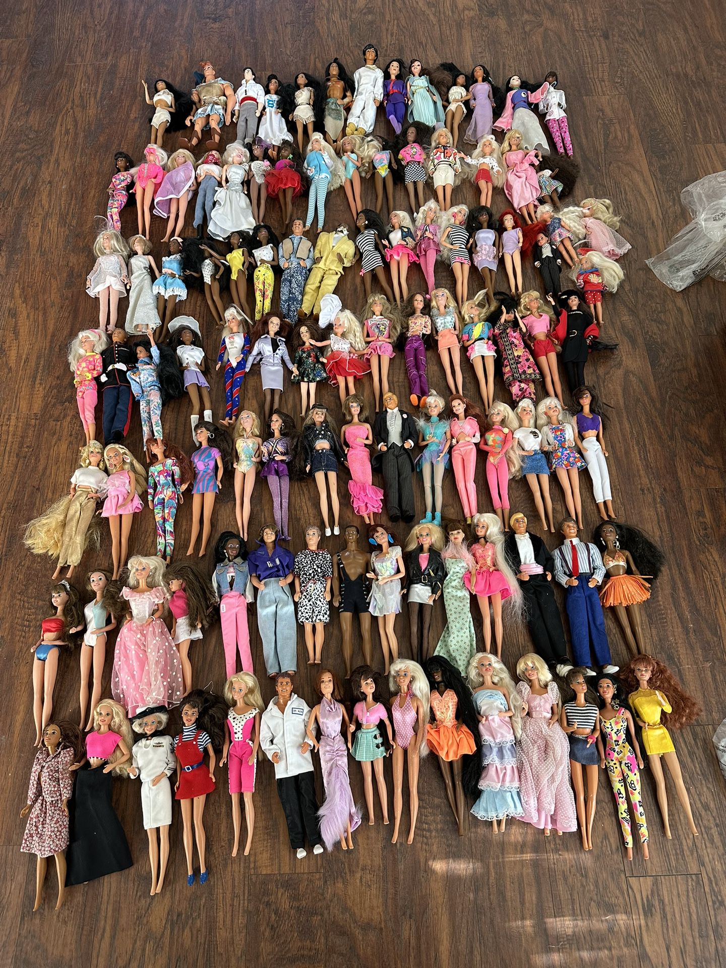 Vintage Barbie Lot 1970’s 80’s 90’s.  105 Barbies AMAZING CONDITION 