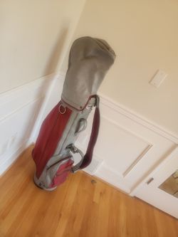 Golf Bag Daiwa Vintage 3 way 4 pockets, Rainhood, Strap