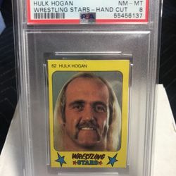 HULK HOGAN PSA 8 - WWF WRESTLING CARD