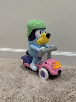 Bluey Ride-On Scooter Toy Figure