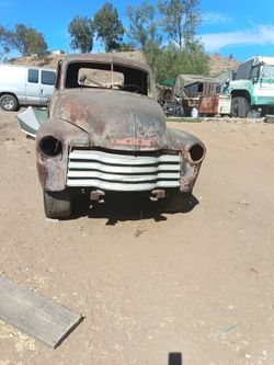 51 Chevy truck long bed original engine