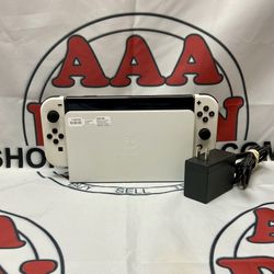 Nintendo Switch OLED Gaming Console HEG-001 w/Base & Cables in Case 11056208