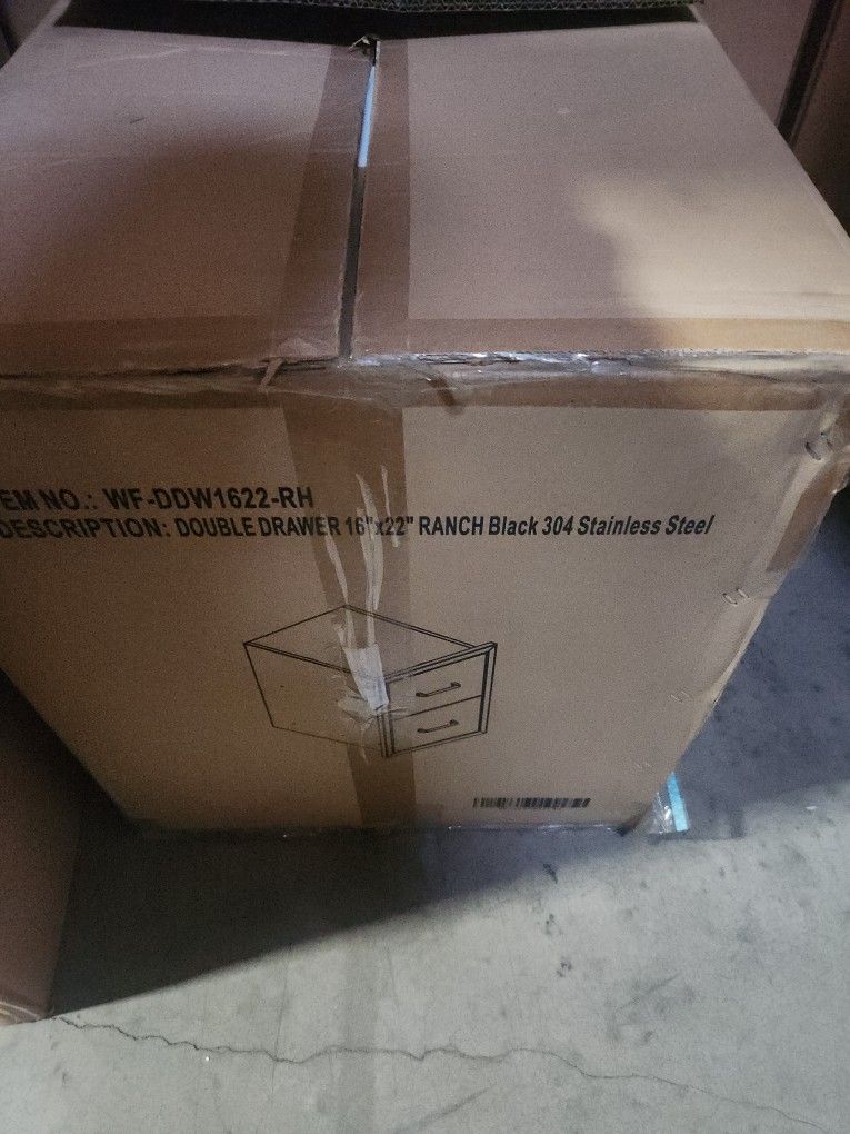 Double Drawer For Outdoor Kitchen