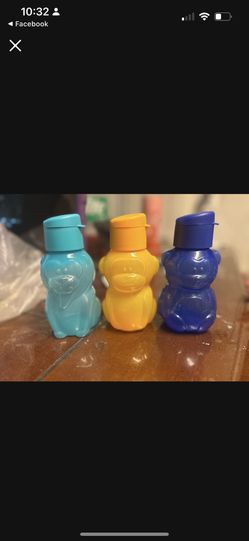 Tupperware  Animal Eco Water Bottles 