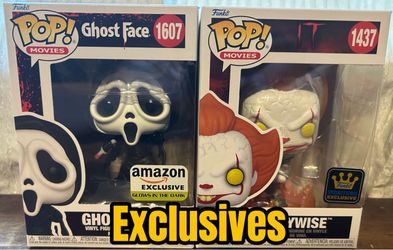 2 exclusive Funko pops
