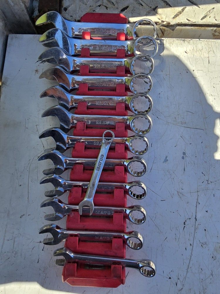 Matco Stubby Wrench Set