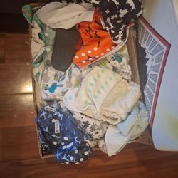 Cloth Diapers Two Boxes $20