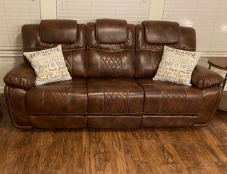 Leather couch