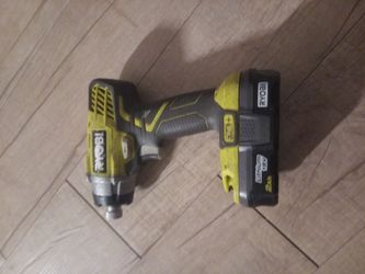 Ryobi 18V Cordless Impact Driver with Battery