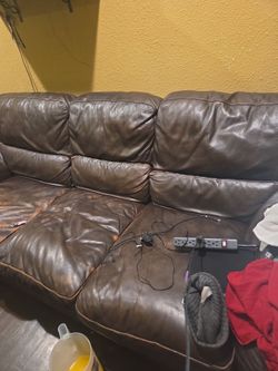 Italian Leather Couch