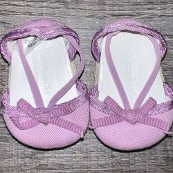 American Girl Doll Purple Espadrille Shoes 