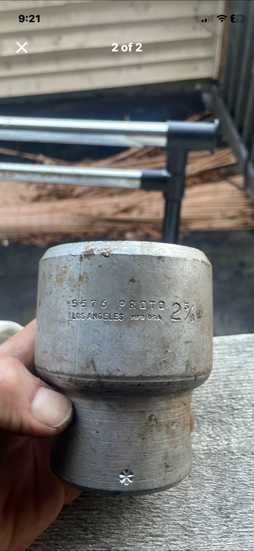 PROTO 5576 2-3/8" STEEL SOCKET vintage