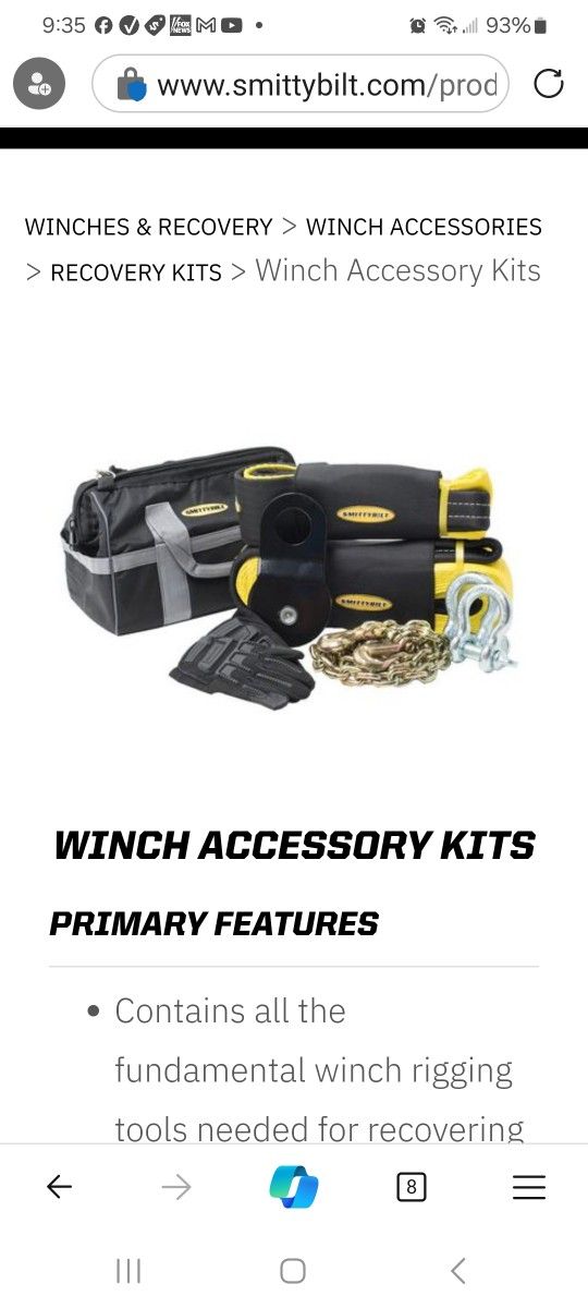 Winch Accessory Kit