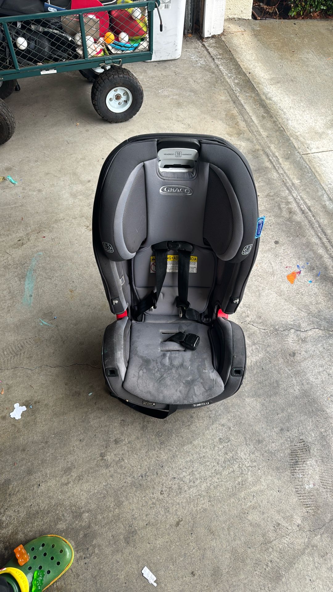 Graco Slimfit 3LX infant baby toddler car seat - no accident.