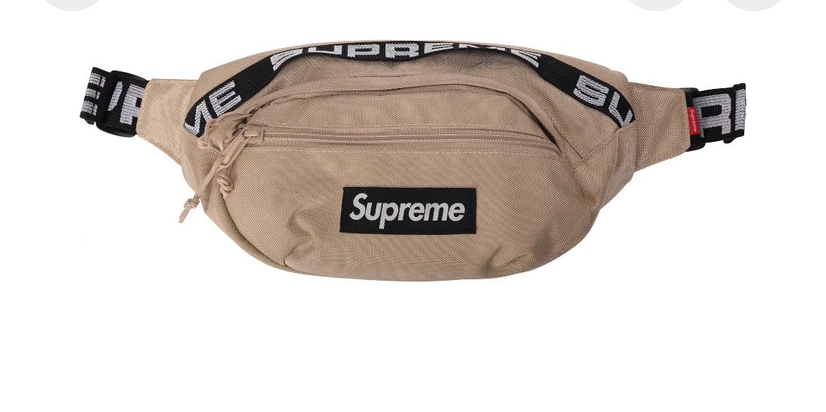 Supreme Waist bag/ Fanny Pack (tan)