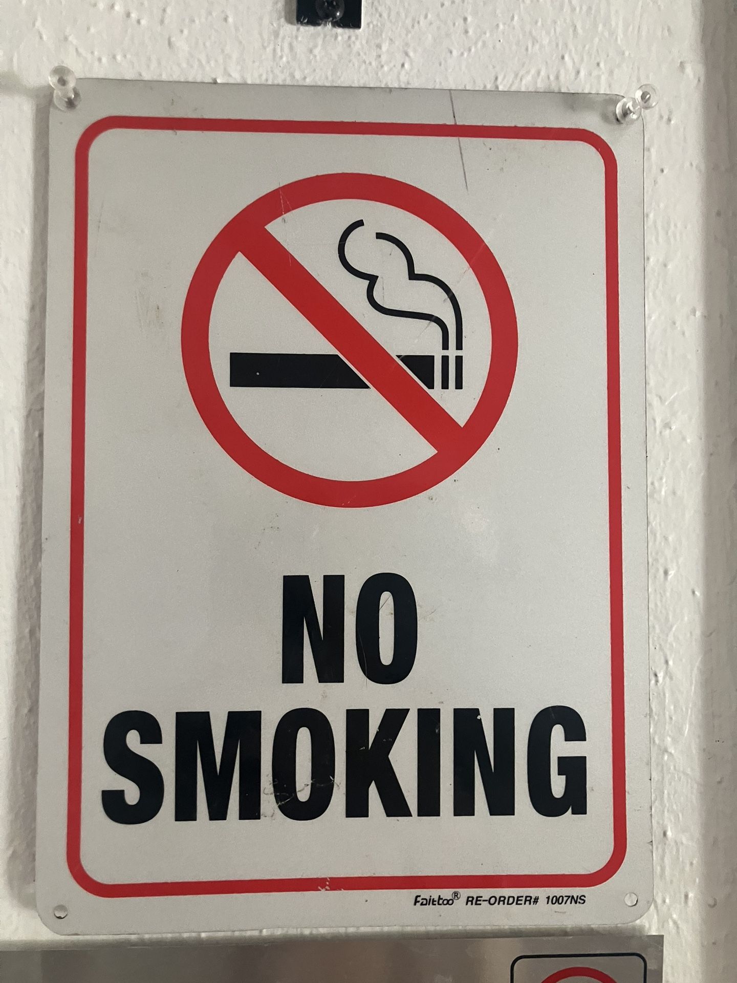 No Smoking Sign