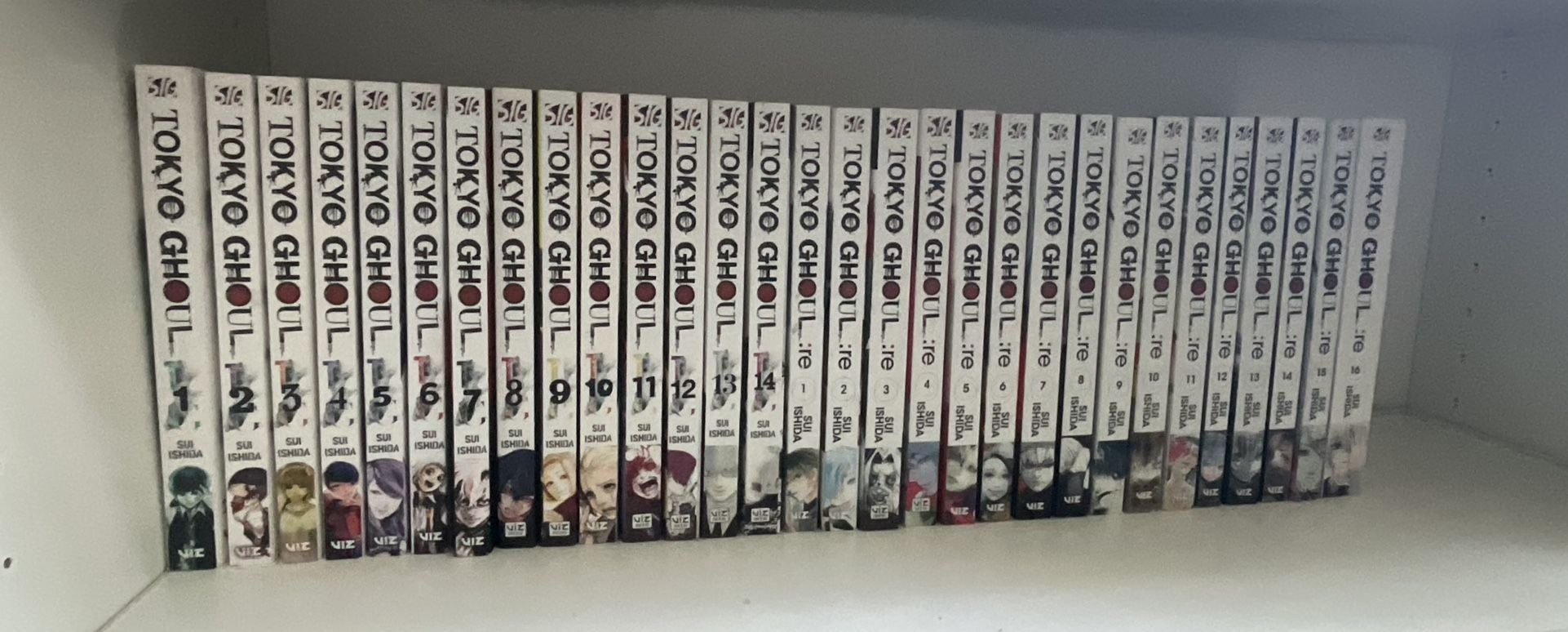 Tokyo Ghoul And Tokyo Ghoul Re Complete Manga Set