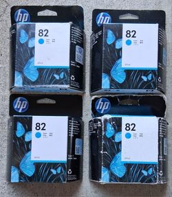 HP - Ink Cartridge - 82 Cyan