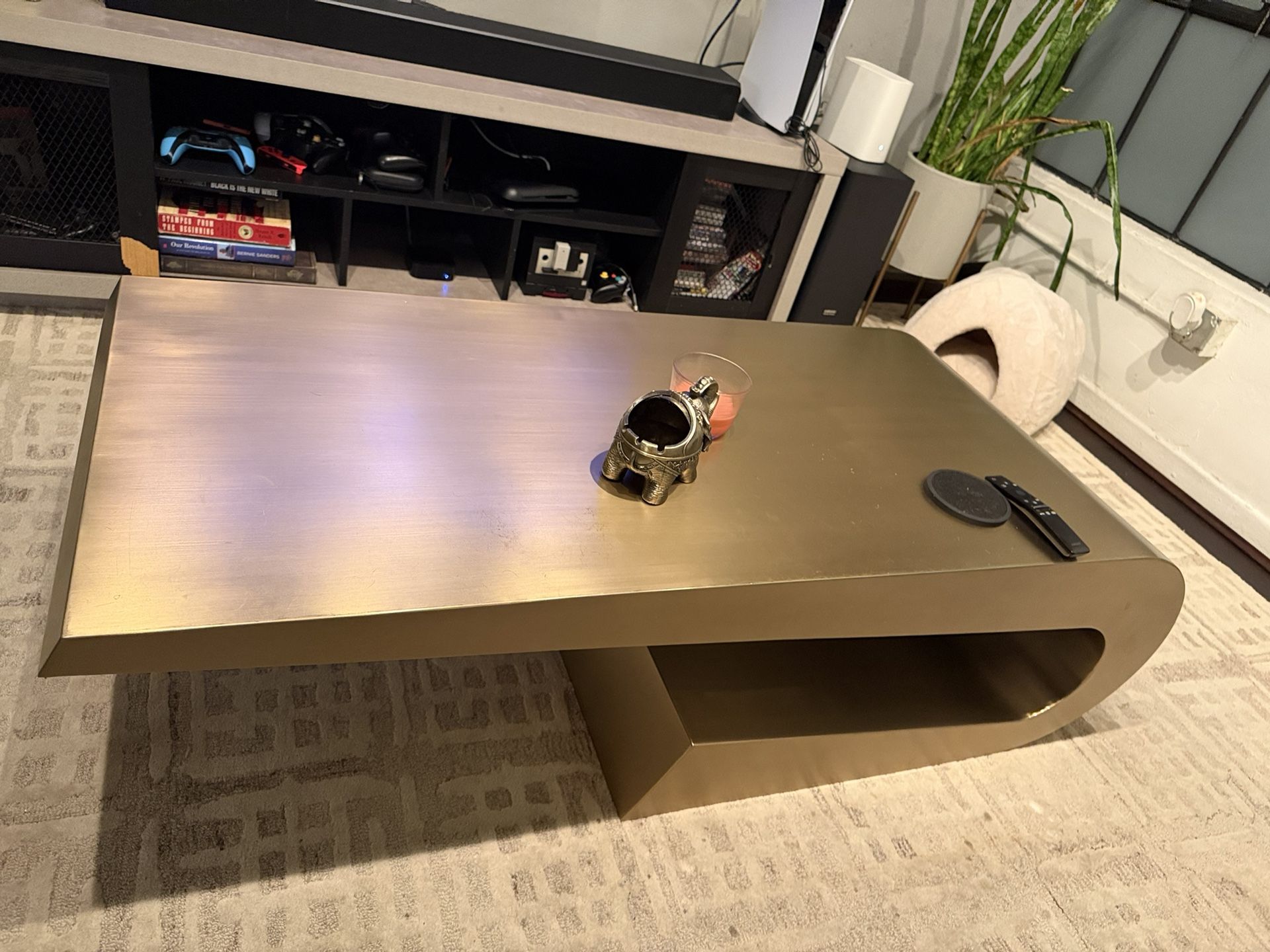 Brass Coffee Table 
