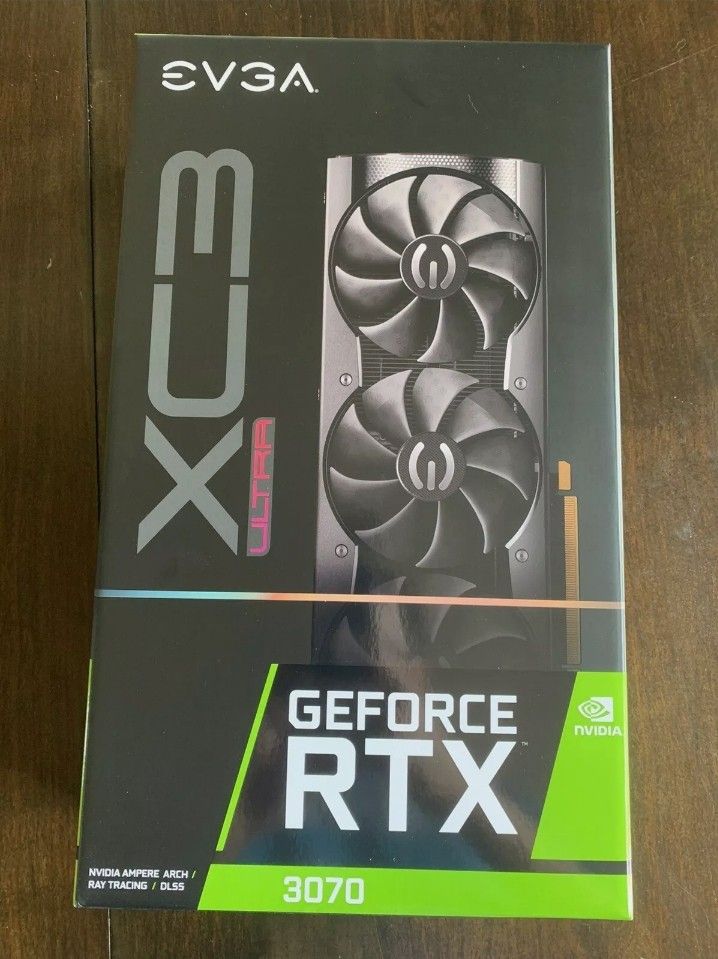 EVGA GeForce RTX 3070 XC3 8GB GDDR6 Graphic Card (08GP53755KL)