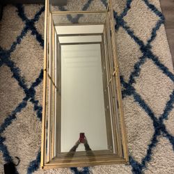 West Elm Glass Coffee Table