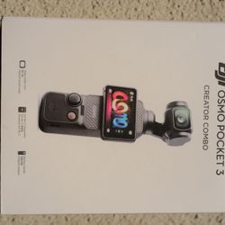 DJI Osmo Pocket 3 Creator Combo BRAND NEW SEALED NEVER USED