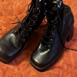 Steven New York Size Beena Combat Boots Size 11m