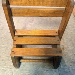 Chair Wooden For Doll 