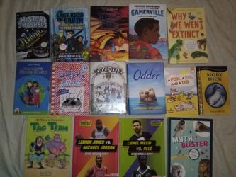 Mixed Lot of Childrens Books Middle School Reading Level Hard / Soft Cover Fiction / Nonfiction