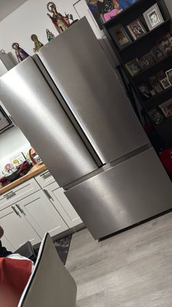 Stainless Steel Fridge Hisene