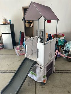 Radio Flyer Kids Playhouse with Slide