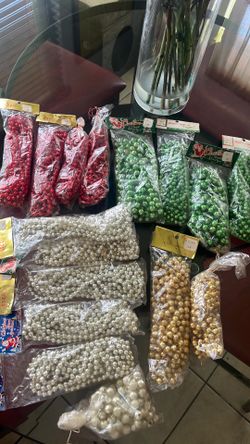 Vintage Christmas Garland Beads