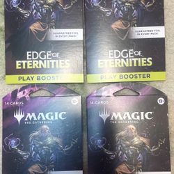 Magic: The Gathering – Edge of Eternities (4x Play Booster Pack Lot) | Factory Sealed MTG