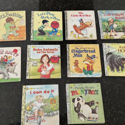 A First Little Golden Books Vintage Lot of 10 
