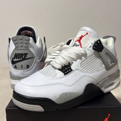 Jordan 4 white cements