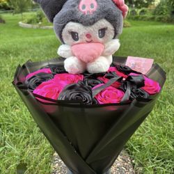 Kuromi Eternal Rose Bouquet 