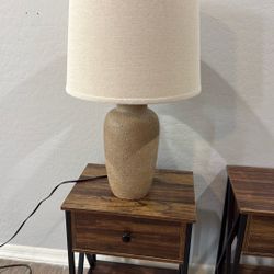 Stone Textured Lamp