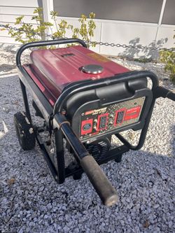 Coleman Powermate Generator Pro 6750 Runs Great 