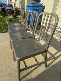 Aluminum Grey Chairs Target H34x16x16 For the SET