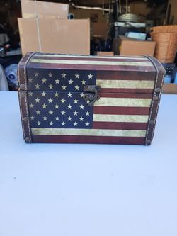 Patriotic American Flag Themed box