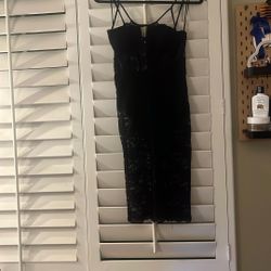 Black Lace Dress 