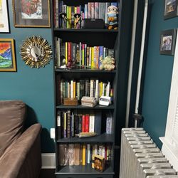 IKEA Bookcase, dark blue-green, 25 5/8x78 3/8 "