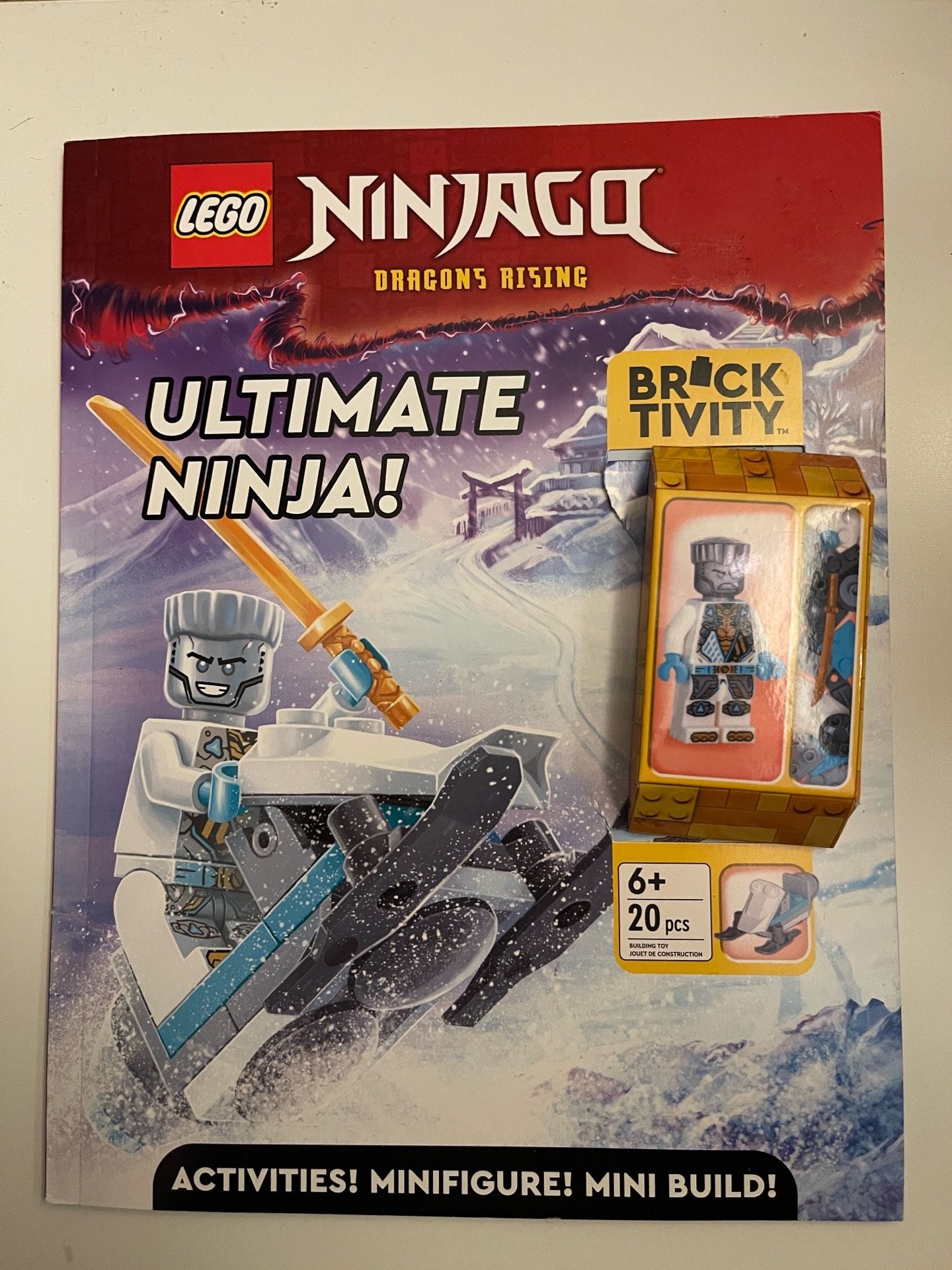 LEGO Ninjago Dragons Rising Activity Book with Minifigure & Mini Build