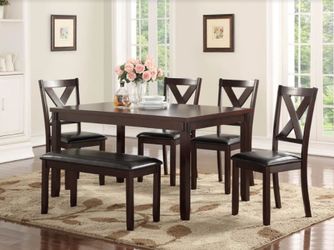 New 6pc. Dining table set