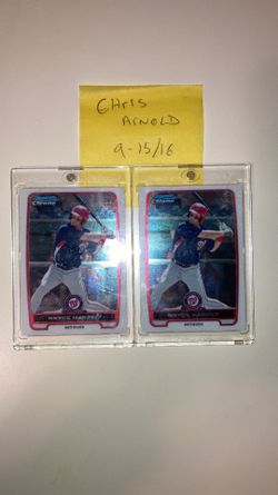 Bryce Harper 2012 bowman chrome