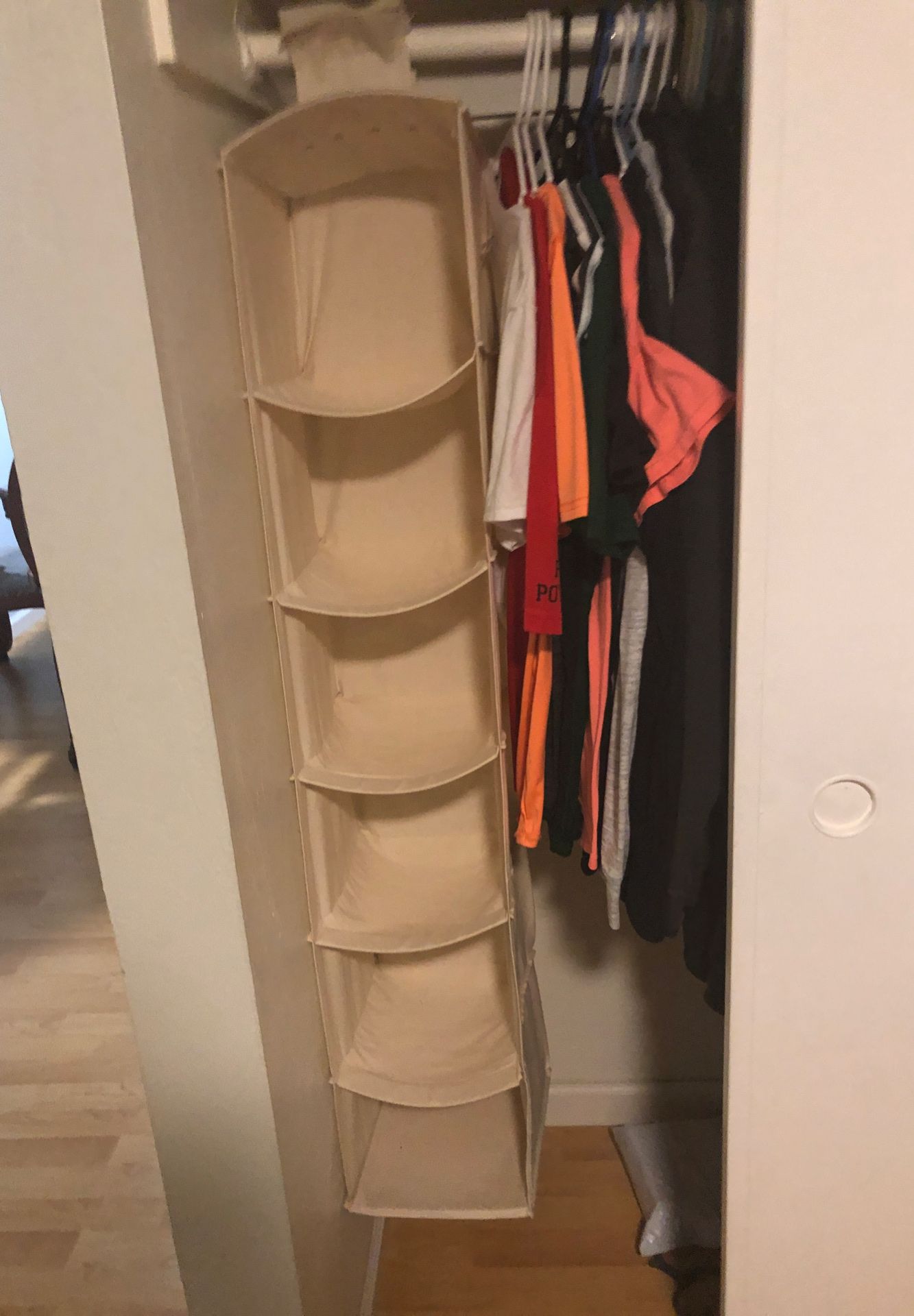 Cloth organizer for closet